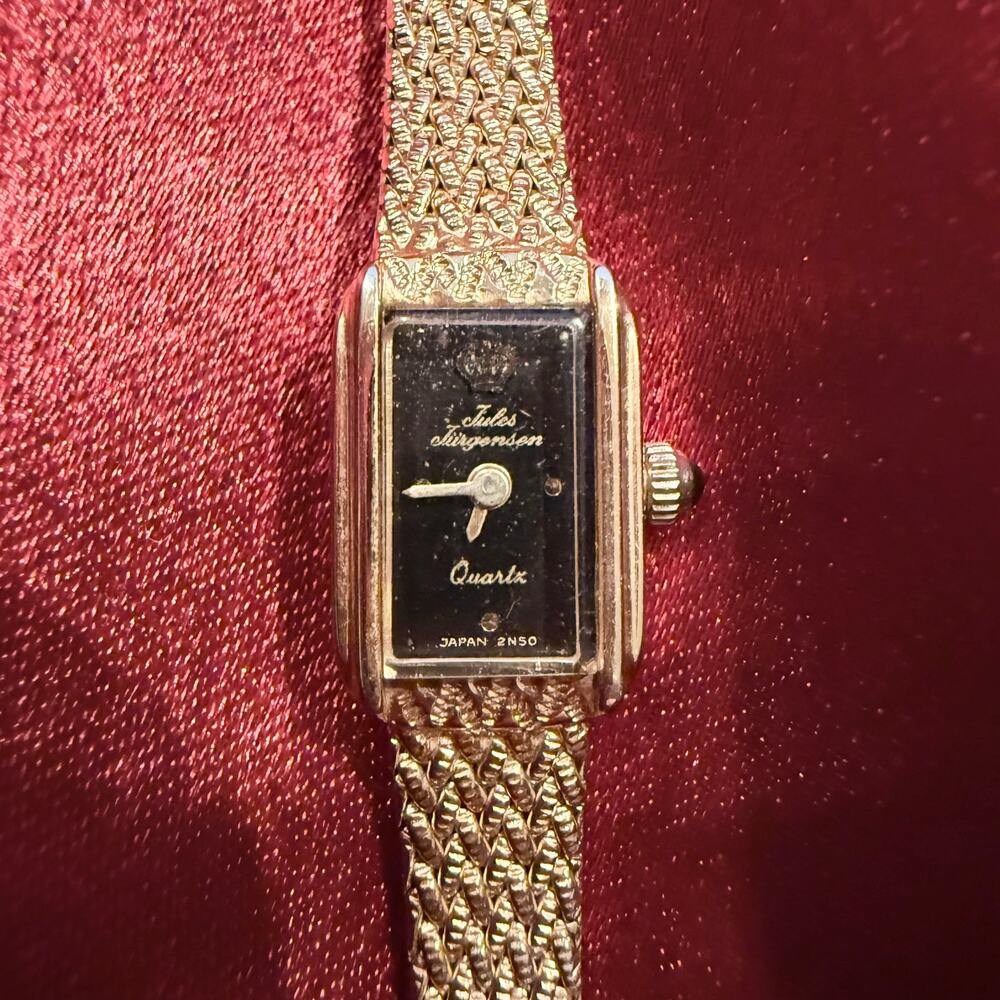 Jules Jurgensen Women’s Gold Tone Delicate Vintage Watch - Picture 3 of 5